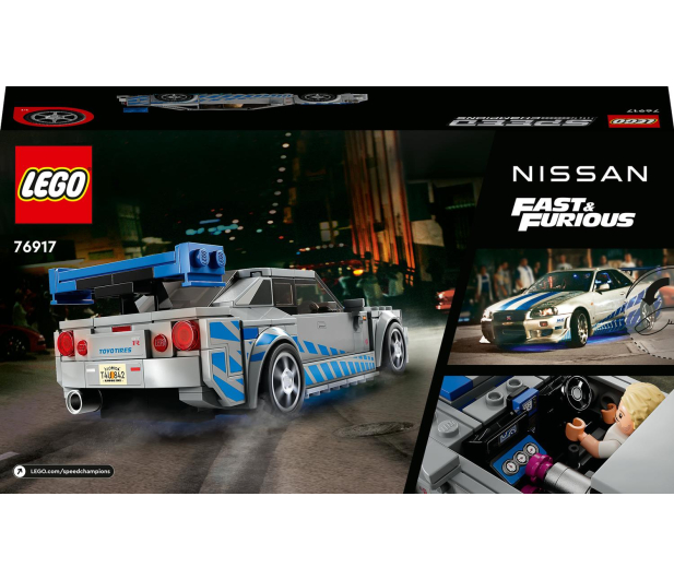 LEGO Speed Champions 76917 Nissan Skyline GT-R (R34) Fast&Furious - 1091259 - zdjęcie 3